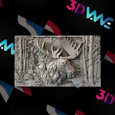Moose 3d stl - 3DWave.us